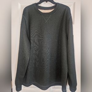 The BC Clothing Co Heritage Green Sherpa Lined Long‎ Sleeve Men's XL Sweatshirt